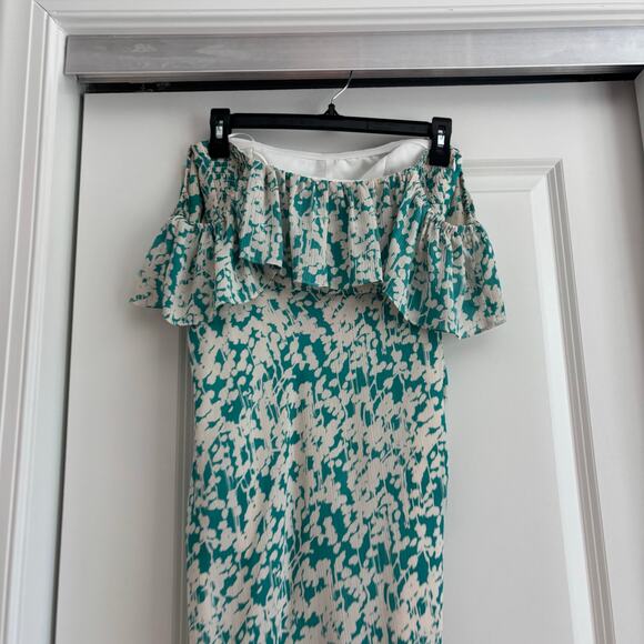 Amanda Uprichard Rosalinda Midi Dress Sz XS in Willow Wedding Guest Cocktail - Picture 3 of 12